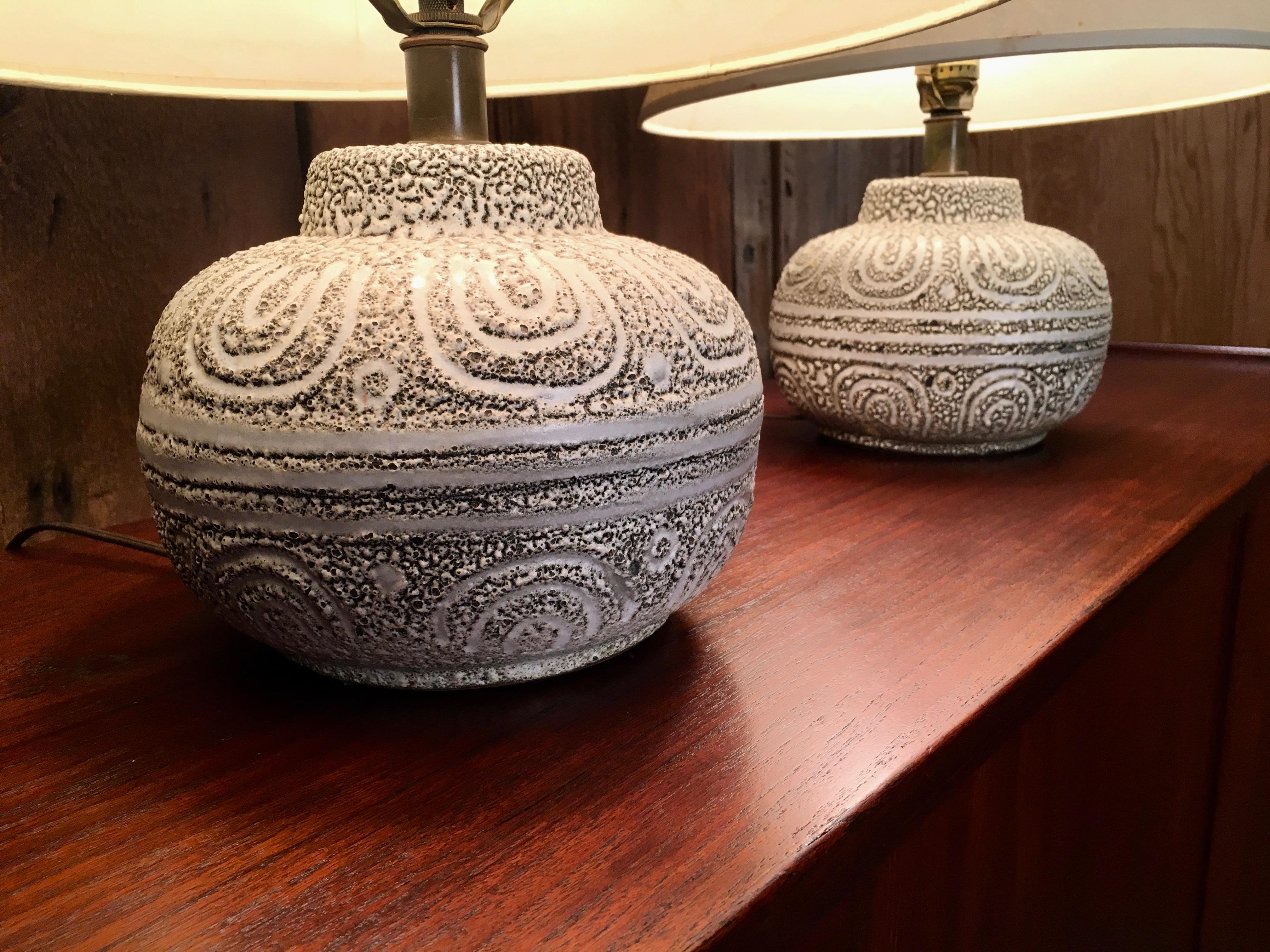 Danish Modern Ceramic Lamps 2