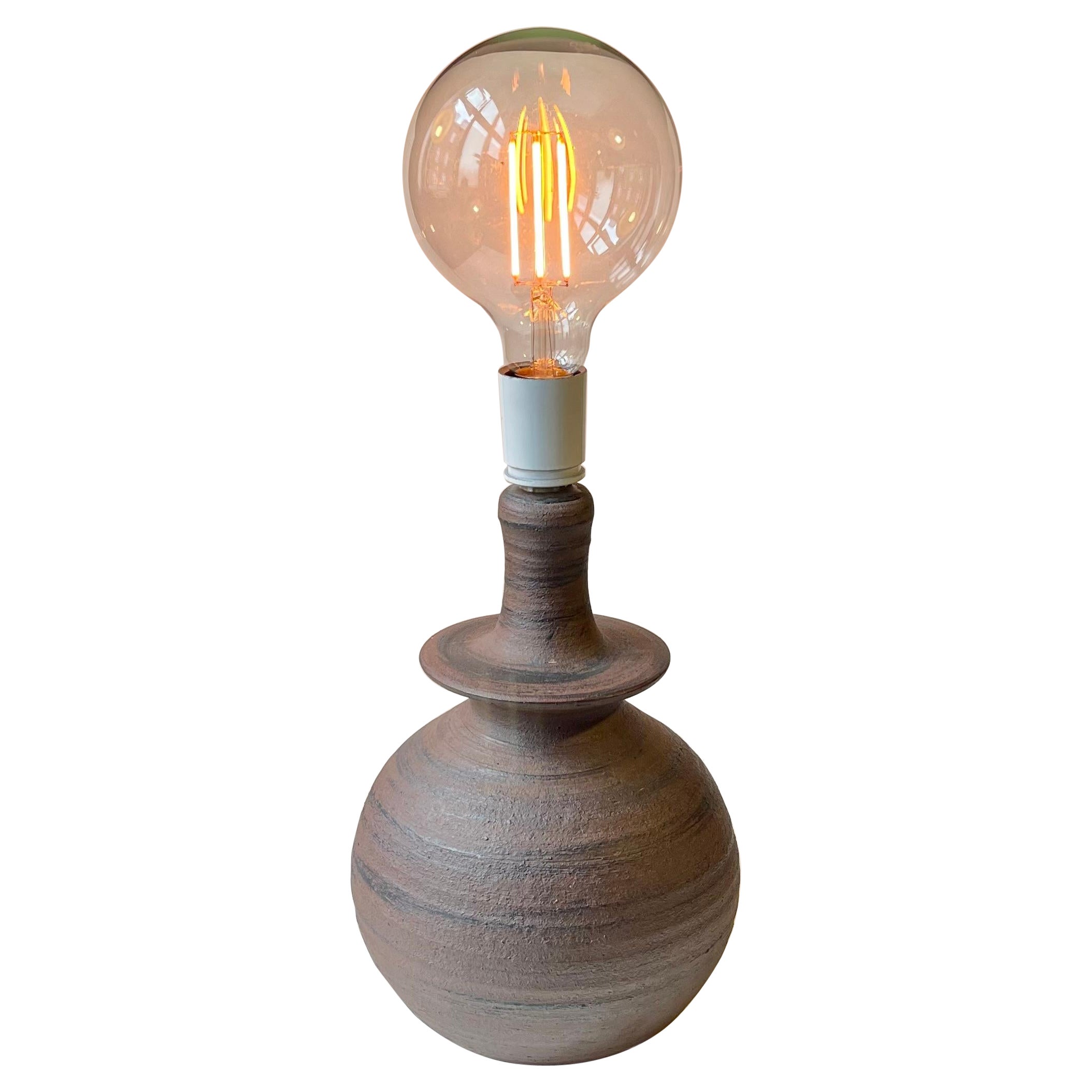 Lampe de bureau danoise moderne en céramique Orbit de K. W. Andersen, 1980