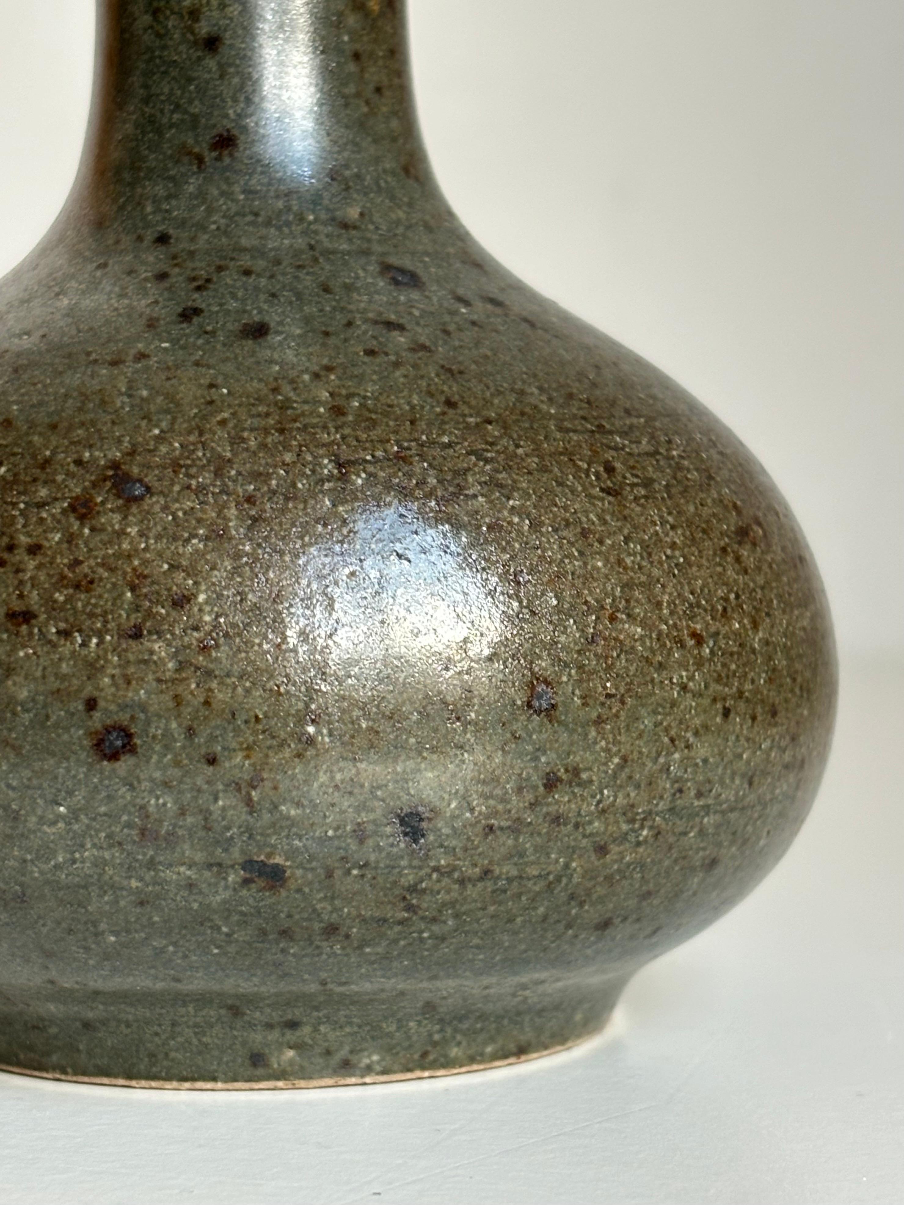 Danese Vaso moderno danese in ceramica con smalto maculato, anni '60 in vendita