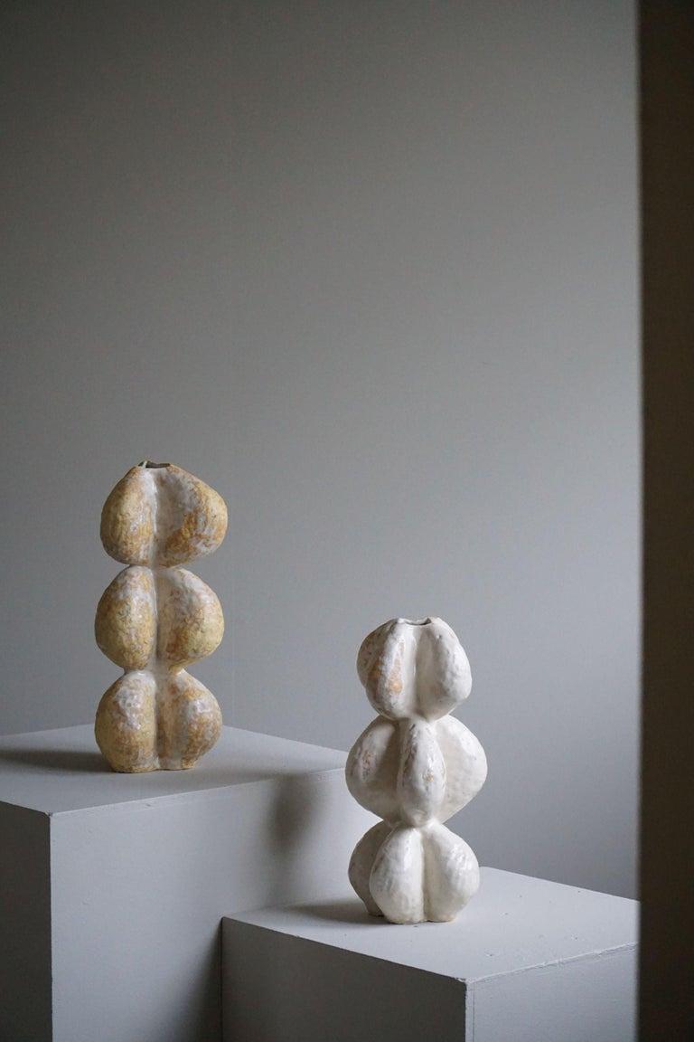 Danish Modern, Ceramic, Stoneware Vase by Danish Artist Ole Victor, 2022 For Sale 5
