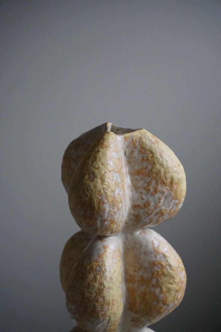 Danish Modern, Ceramic, Stoneware Vase by Danish Artist Ole Victor, 2022 For Sale 1