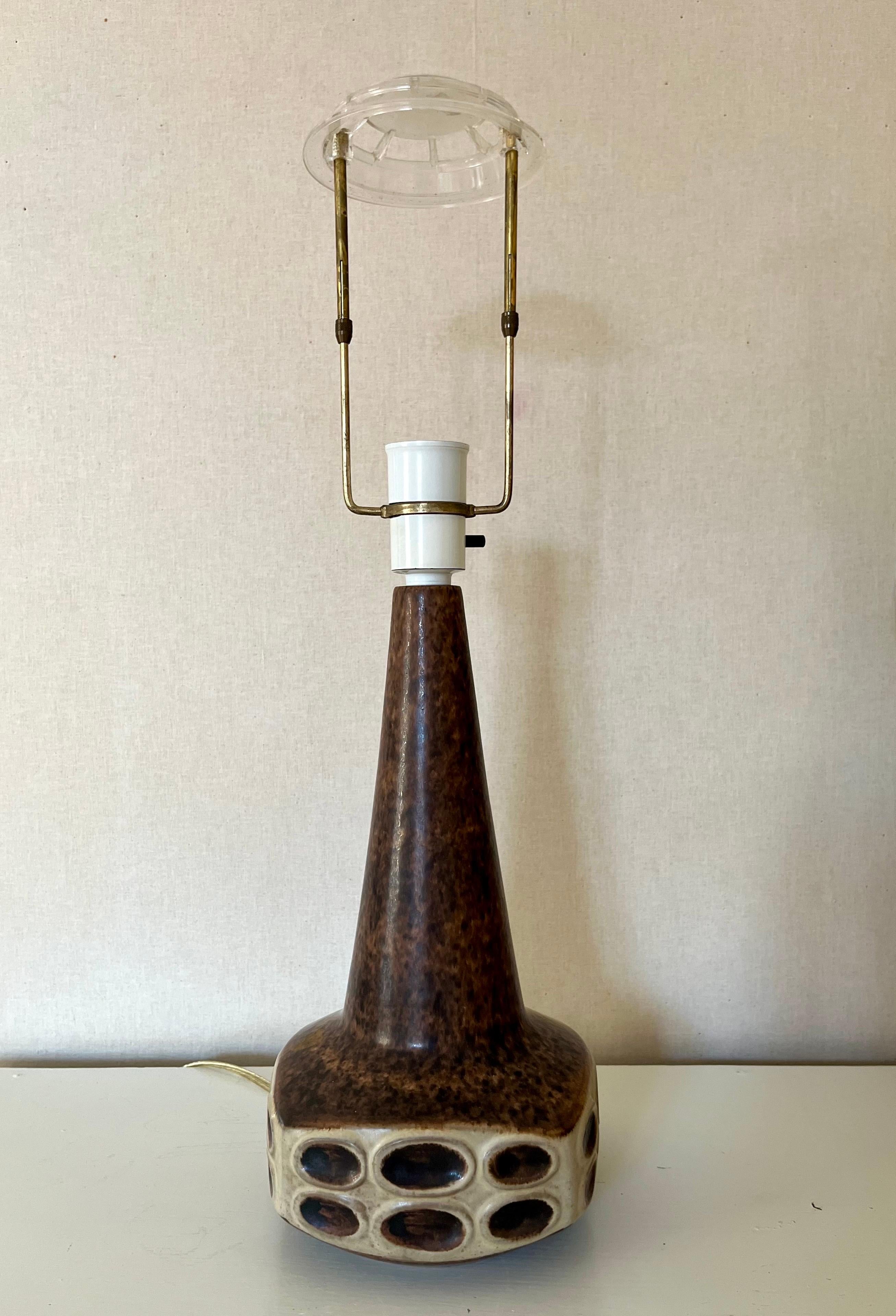Scandinavian Modern Danish Modern Ceramic Table Lamp by Marianne Starck for Michael Andersen, 1960s For Sale