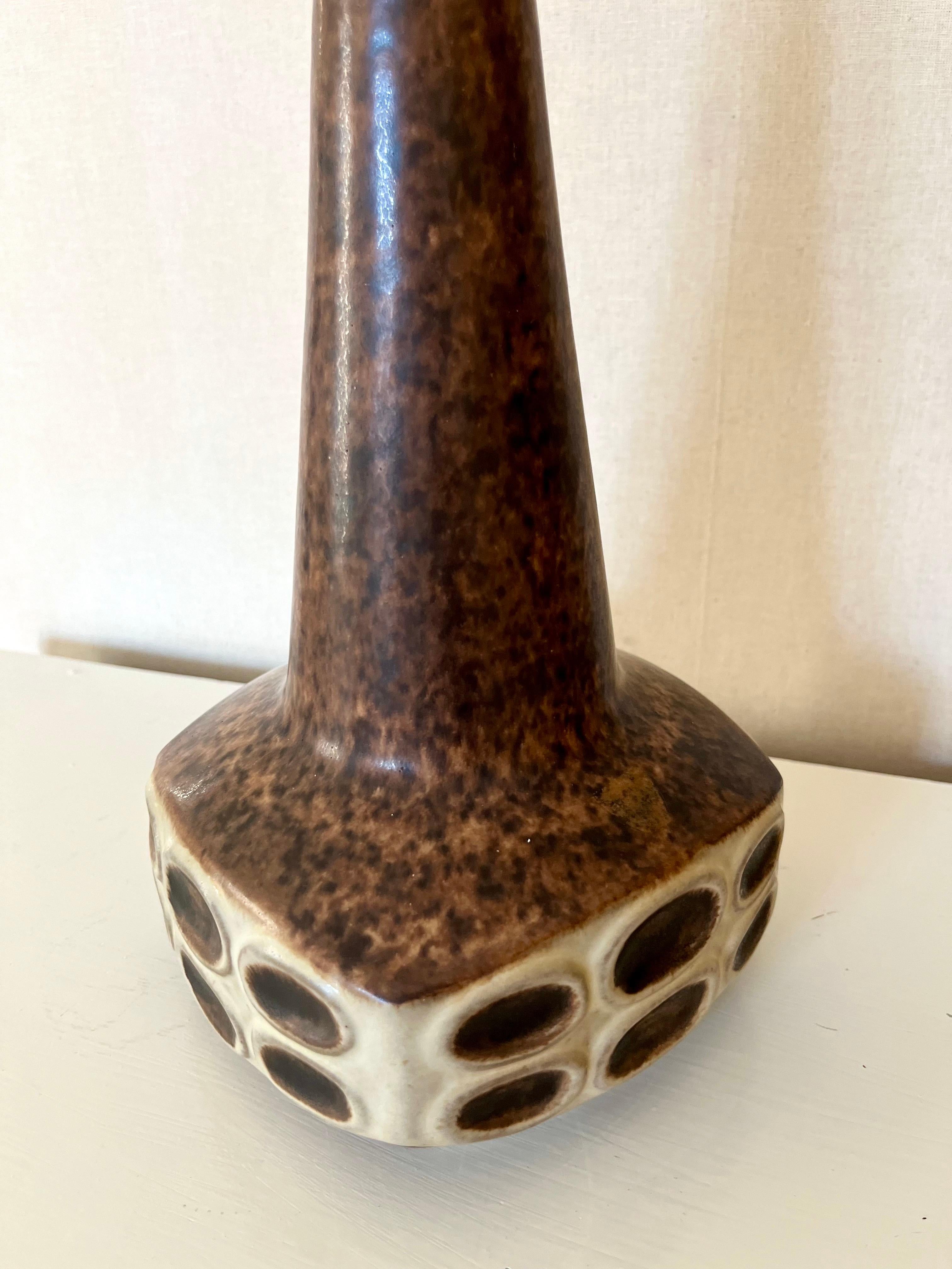 Mid-20th Century Danish Modern Ceramic Table Lamp by Marianne Starck for Michael Andersen, 1960s For Sale