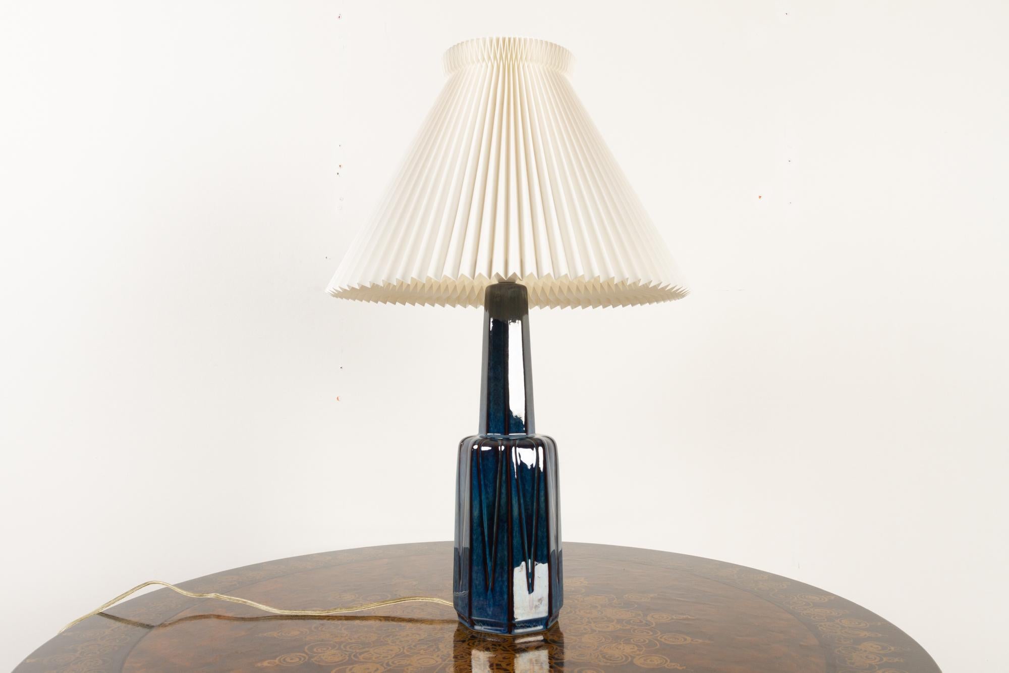 Scandinavian Modern Danish Modern Ceramic Table Lamp by Søholm, 1960s