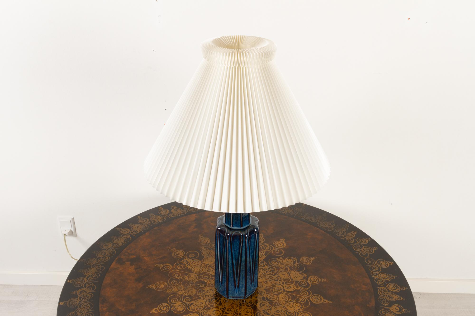 Mid-20th Century Danish Modern Ceramic Table Lamp by Søholm, 1960s