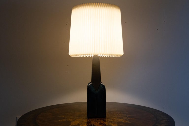 Danish Modern Ceramic Table Lamp by Søholm, 1960s For Sale 1