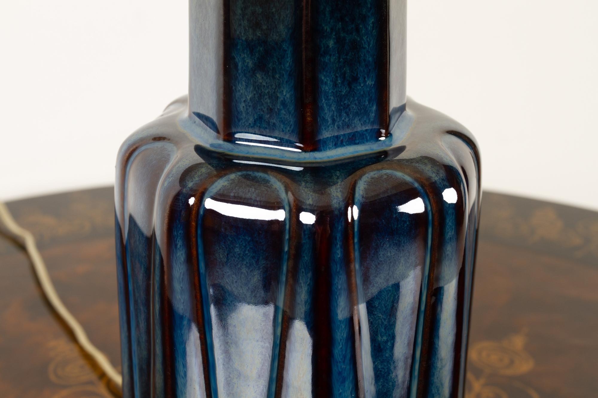 Danish Modern Ceramic Table Lamp by Søholm, 1960s 2