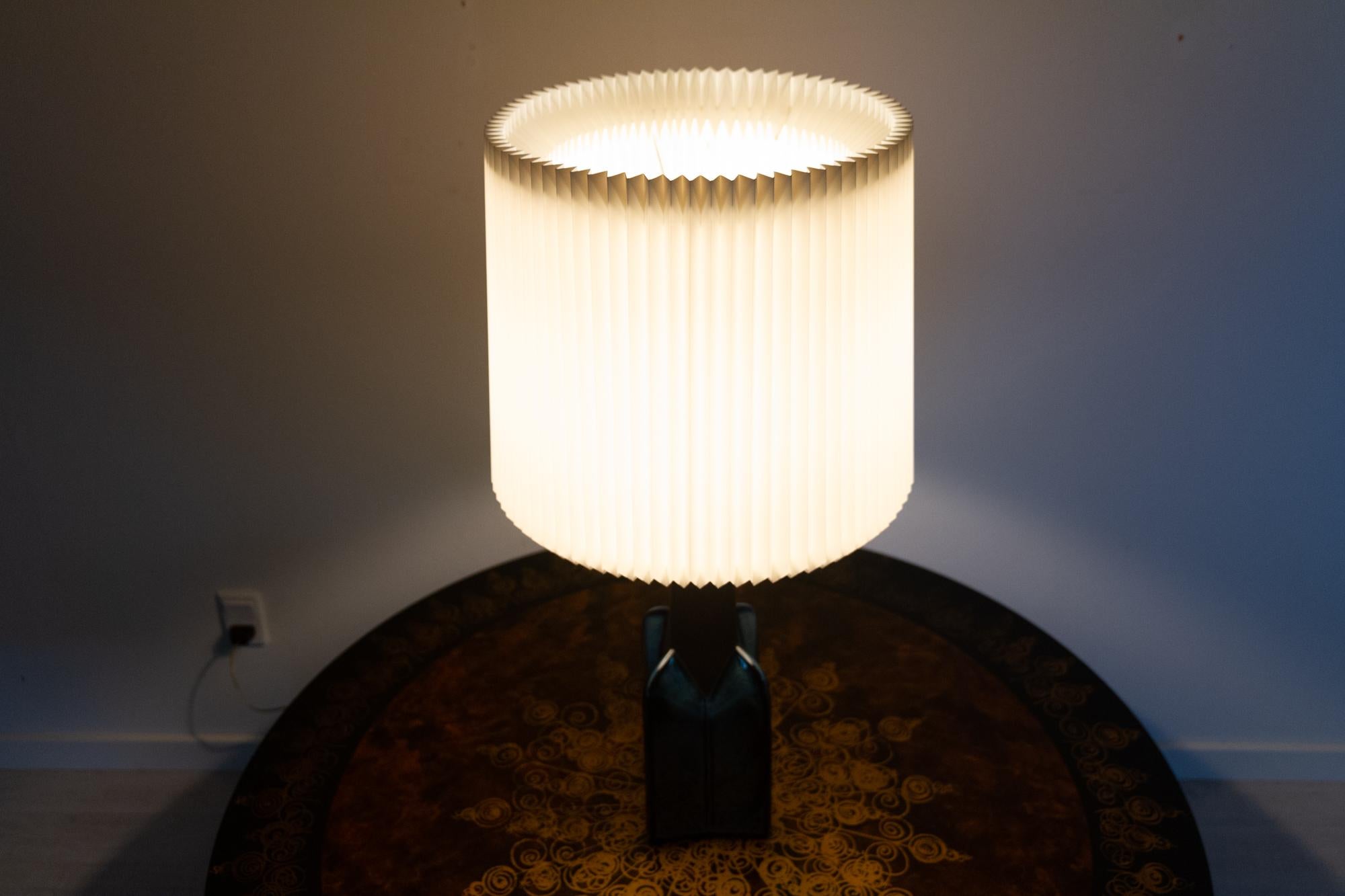 Danish Modern Ceramic Table Lamp by Søholm, 1960s 2