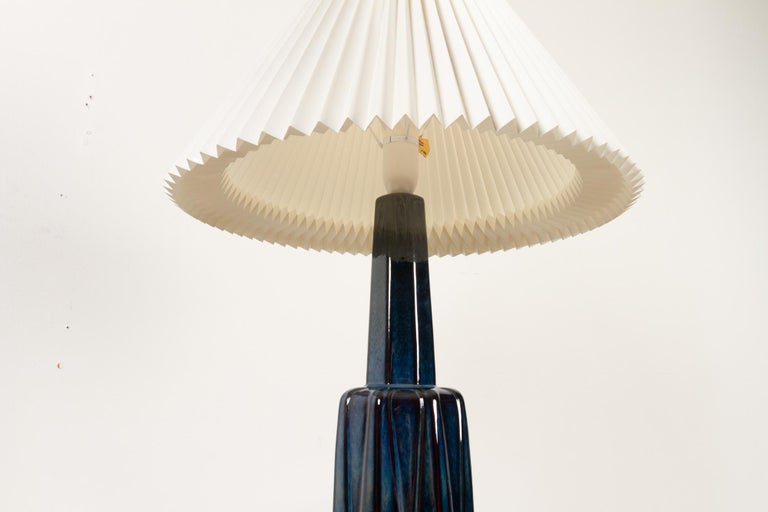 Danish Modern Ceramic Table Lamp by Søholm, 1960s 3