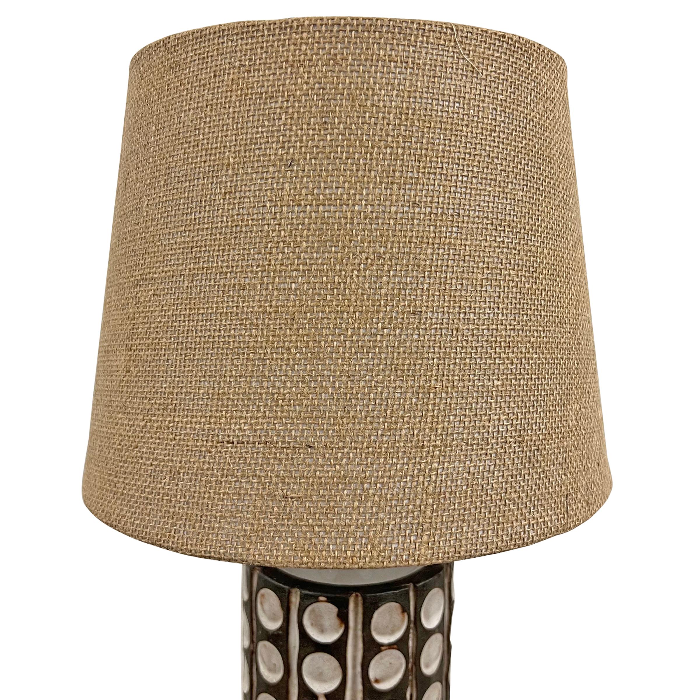 Danois Lampe de table danoise moderne en céramique en vente