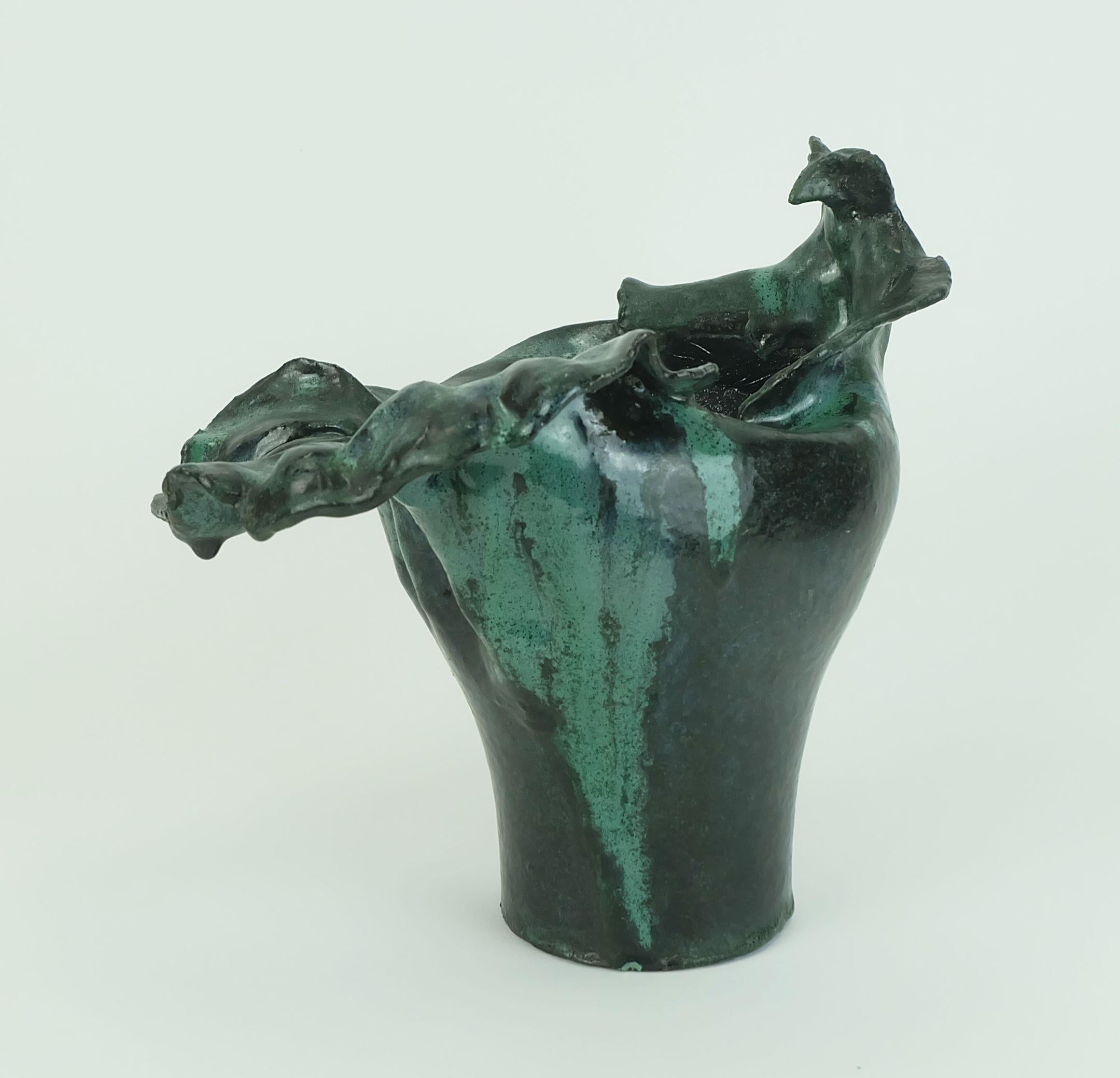 vaso moderno danese in ceramica ciotola studio pottery conny walther denmark anni '60-'70 in vendita 6