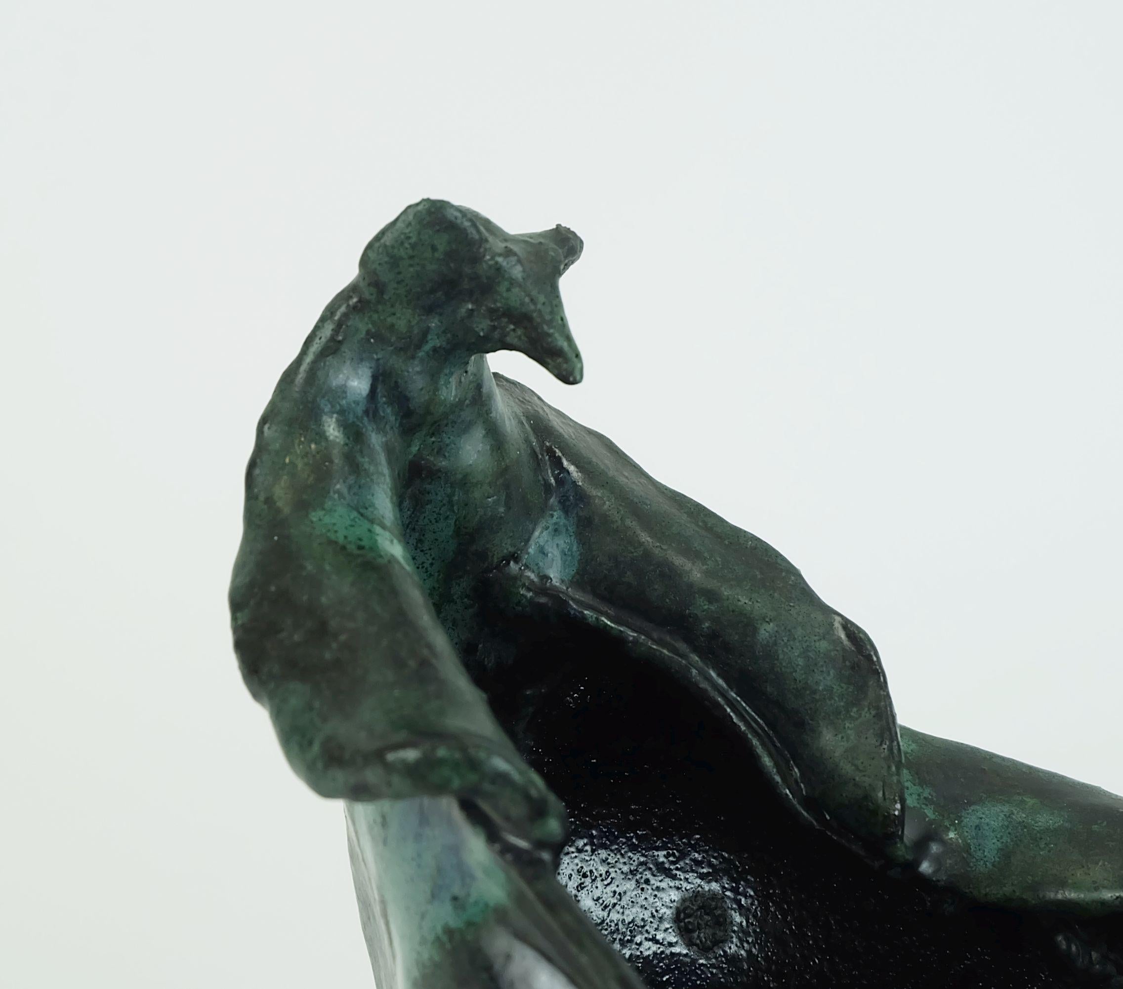 vaso moderno danese in ceramica ciotola studio pottery conny walther denmark anni '60-'70 in vendita 9