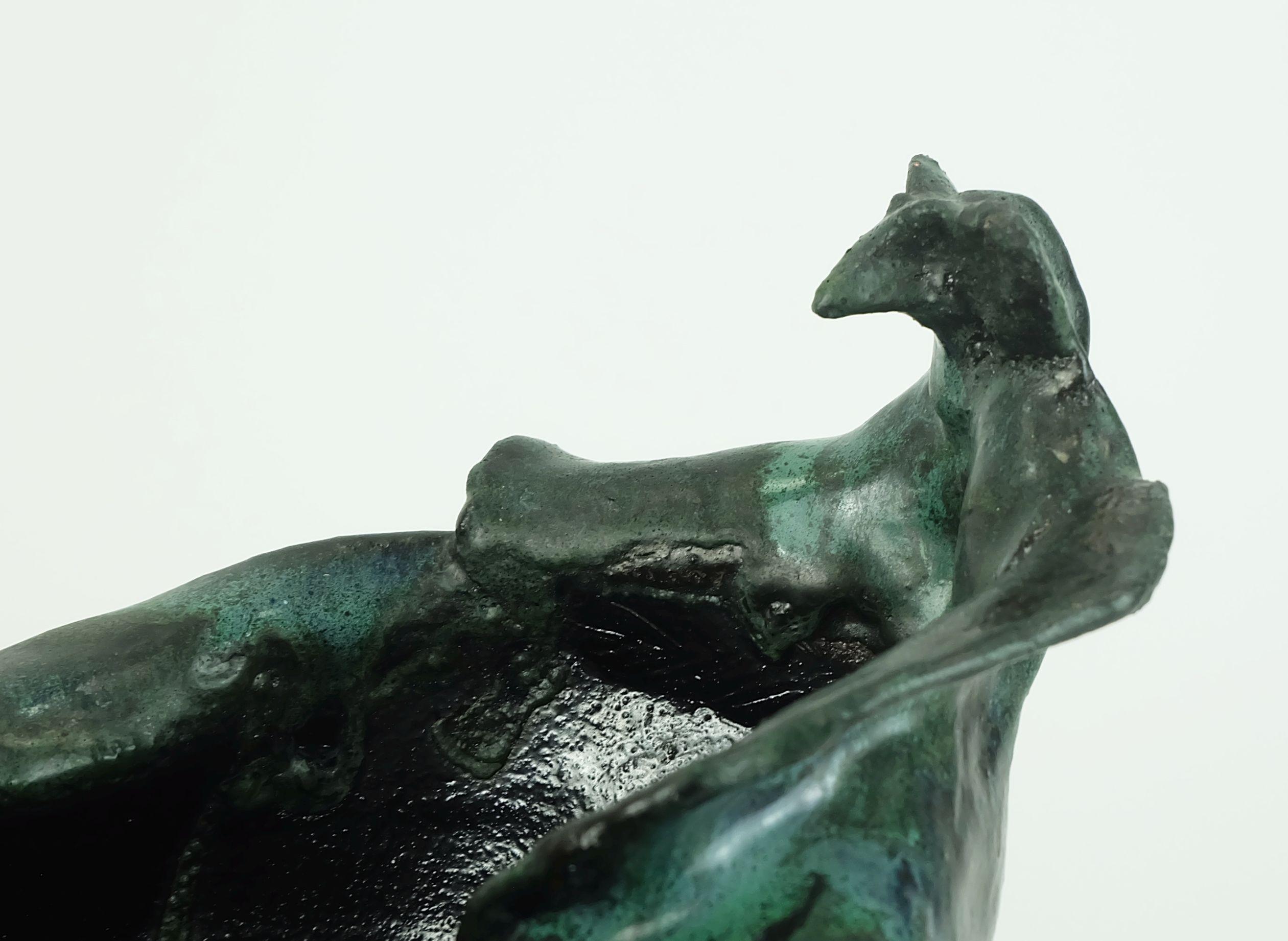 Metà XX secolo vaso moderno danese in ceramica ciotola studio pottery conny walther denmark anni '60-'70 in vendita