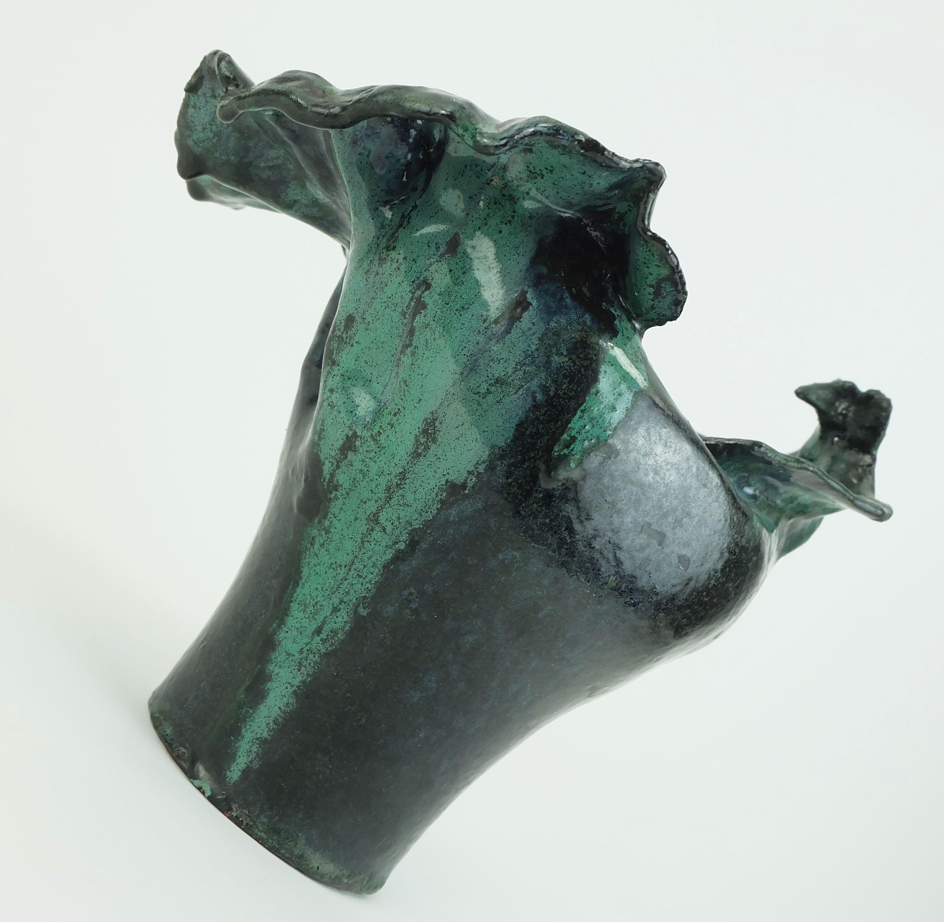 Ceramica vaso moderno danese in ceramica ciotola studio pottery conny walther denmark anni '60-'70 in vendita