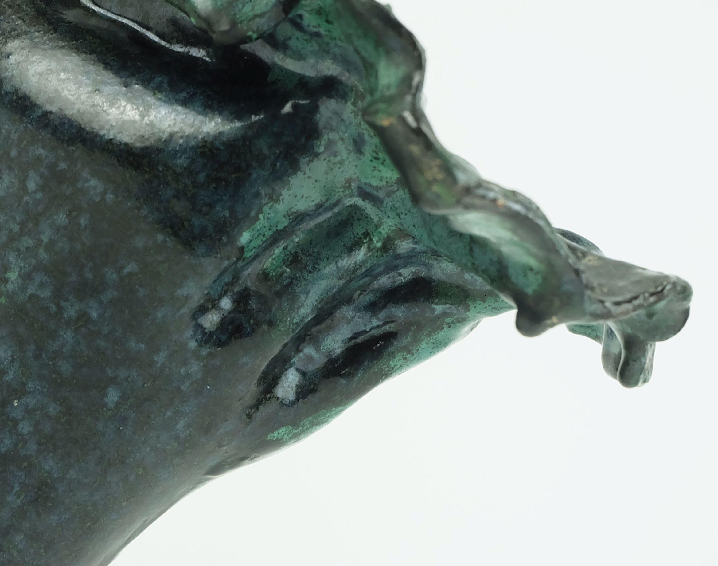 vaso moderno danese in ceramica ciotola studio pottery conny walther denmark anni '60-'70 in vendita 2