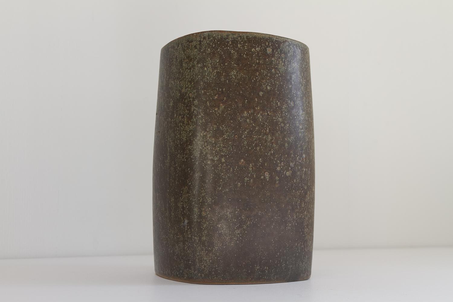 Danish Modern Ceramic Vase by Palshus, 1960s. For Sale 7