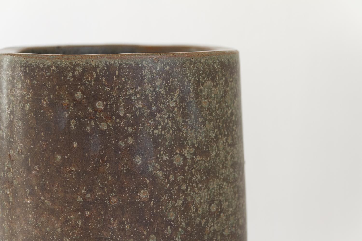 Vaso moderno danese in ceramica di Palshus, anni '60. in vendita 7
