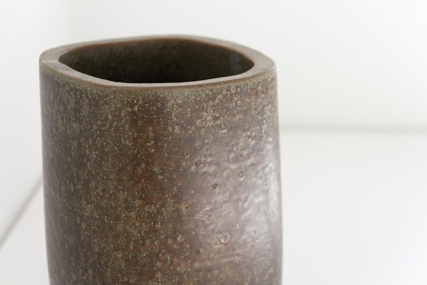 Danish Modern Ceramic Vase by Palshus, 1960s. For Sale 10