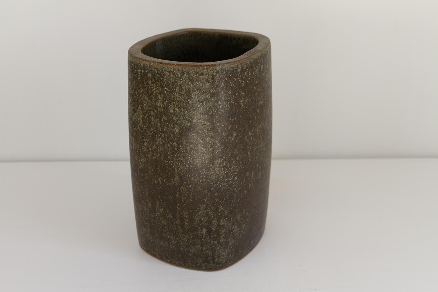 Mid-20th Century Danish Modern Ceramic Vase by Palshus, 1960s. For Sale