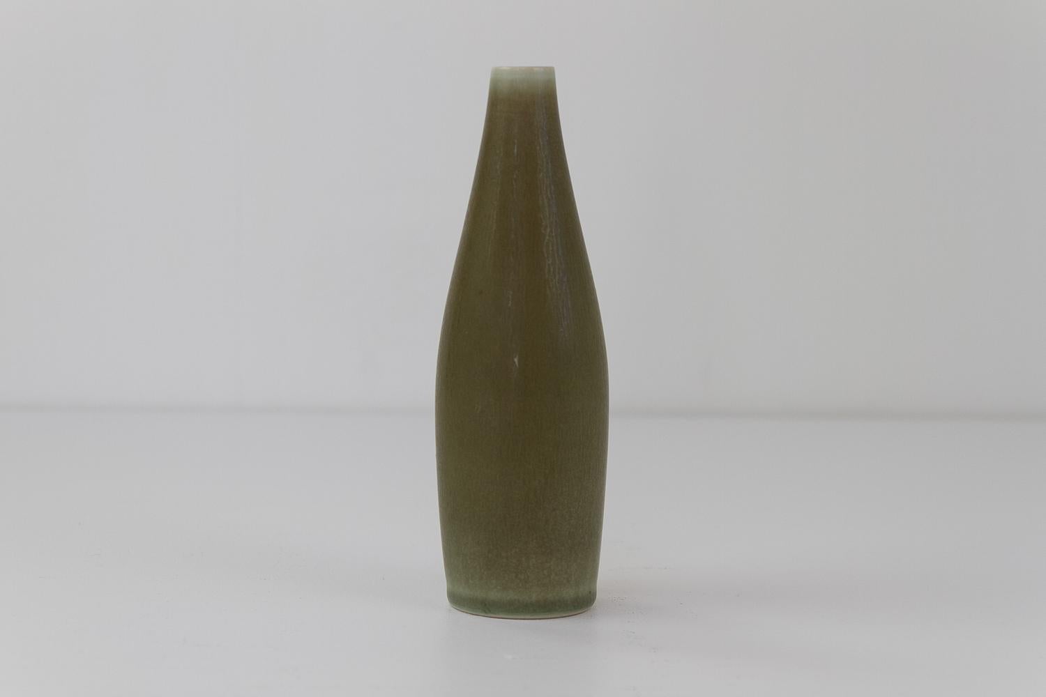 Scandinavian Modern Danish Modern Ceramic Vase by Per Linnemann-Schmidt for Palshus, 1960s. For Sale
