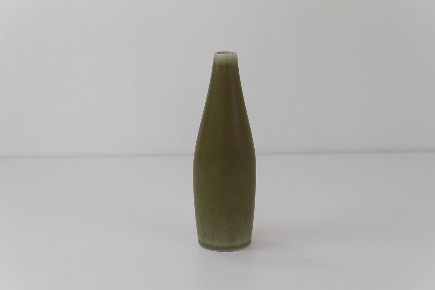 Danish Modern Ceramic Vase by Per Linnemann-Schmidt for Palshus, 1960s. In Good Condition For Sale In Asaa, DK