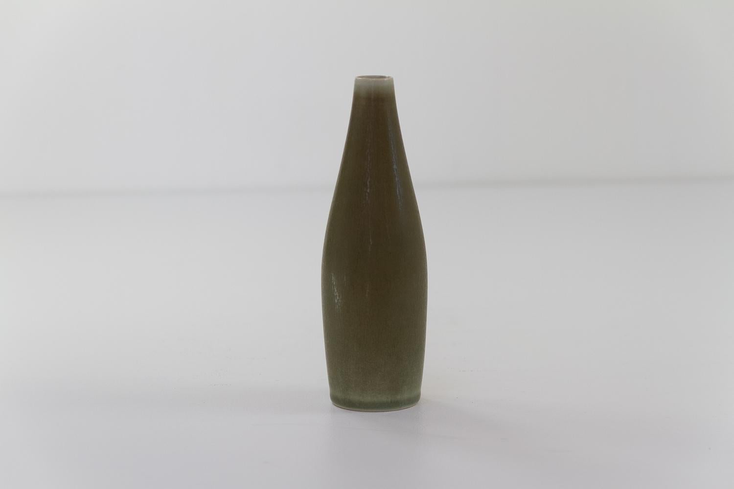 Danish Modern Ceramic Vase by Per Linnemann-Schmidt for Palshus, 1960s. For Sale 1