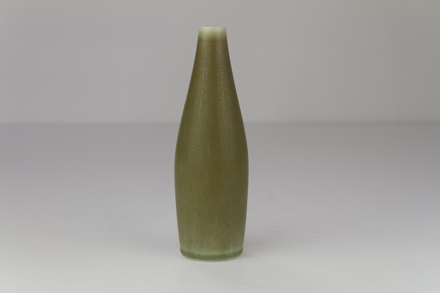 Danish Modern Ceramic Vase by Per Linnemann-Schmidt for Palshus, 1960s. For Sale 2