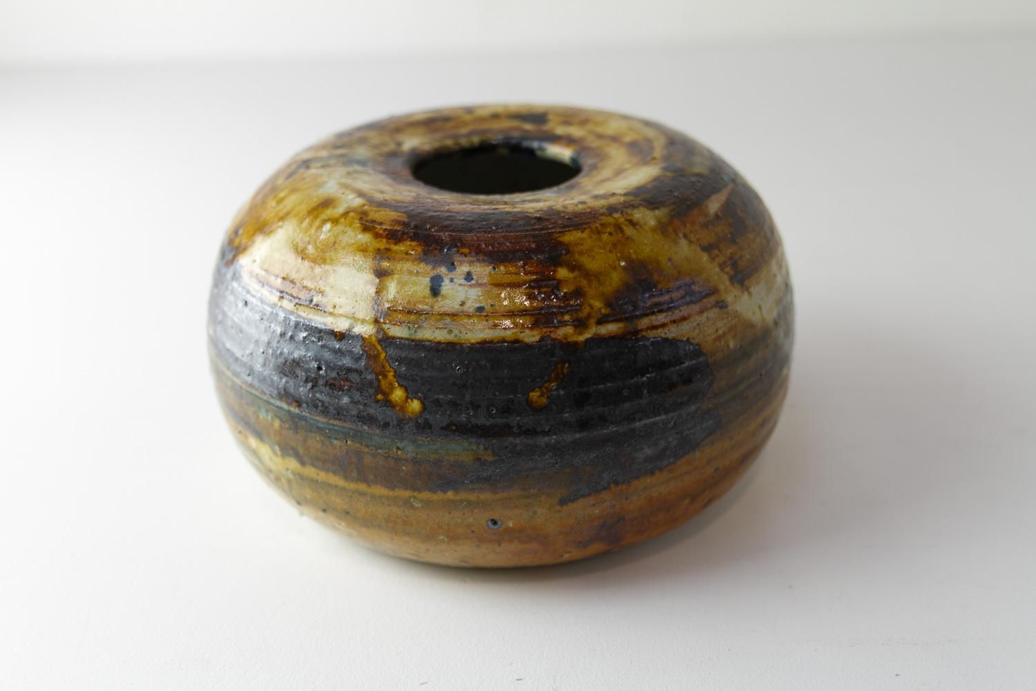 Danish Modern Ceramic Vase by Thorvald Odgaard, 1970s.   In Good Condition For Sale In Asaa, DK
