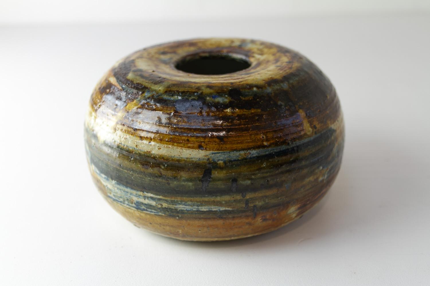 Late 20th Century Danish Modern Ceramic Vase by Thorvald Odgaard, 1970s.   For Sale