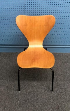 Danish Modern Chair in Teak by Herbert Hirche for Jofa Stalmobler
