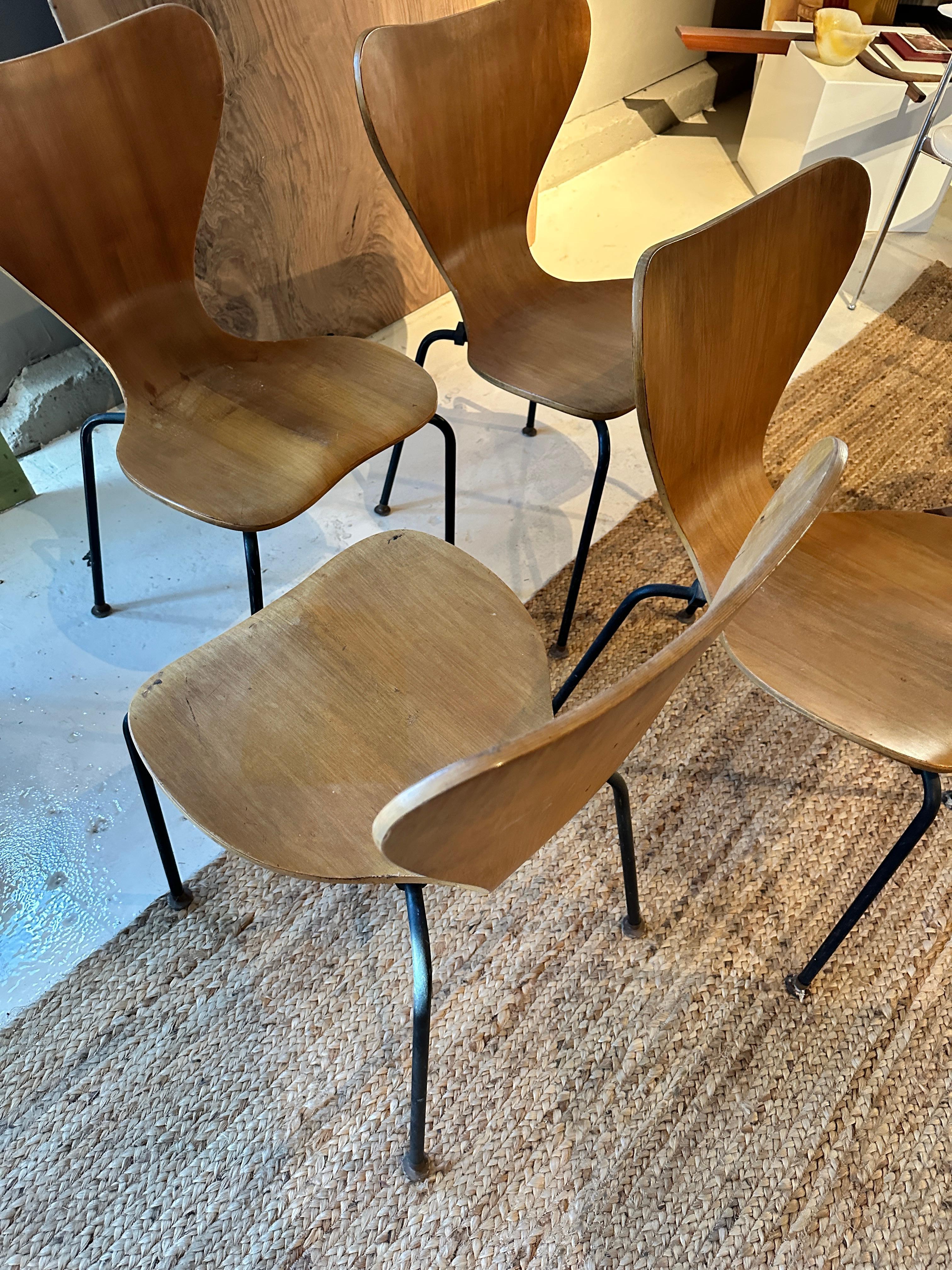 Danish Modern Chair in Teak by Herbert  Hirche for Jofa Stalmobler In Good Condition In Ventura, CA