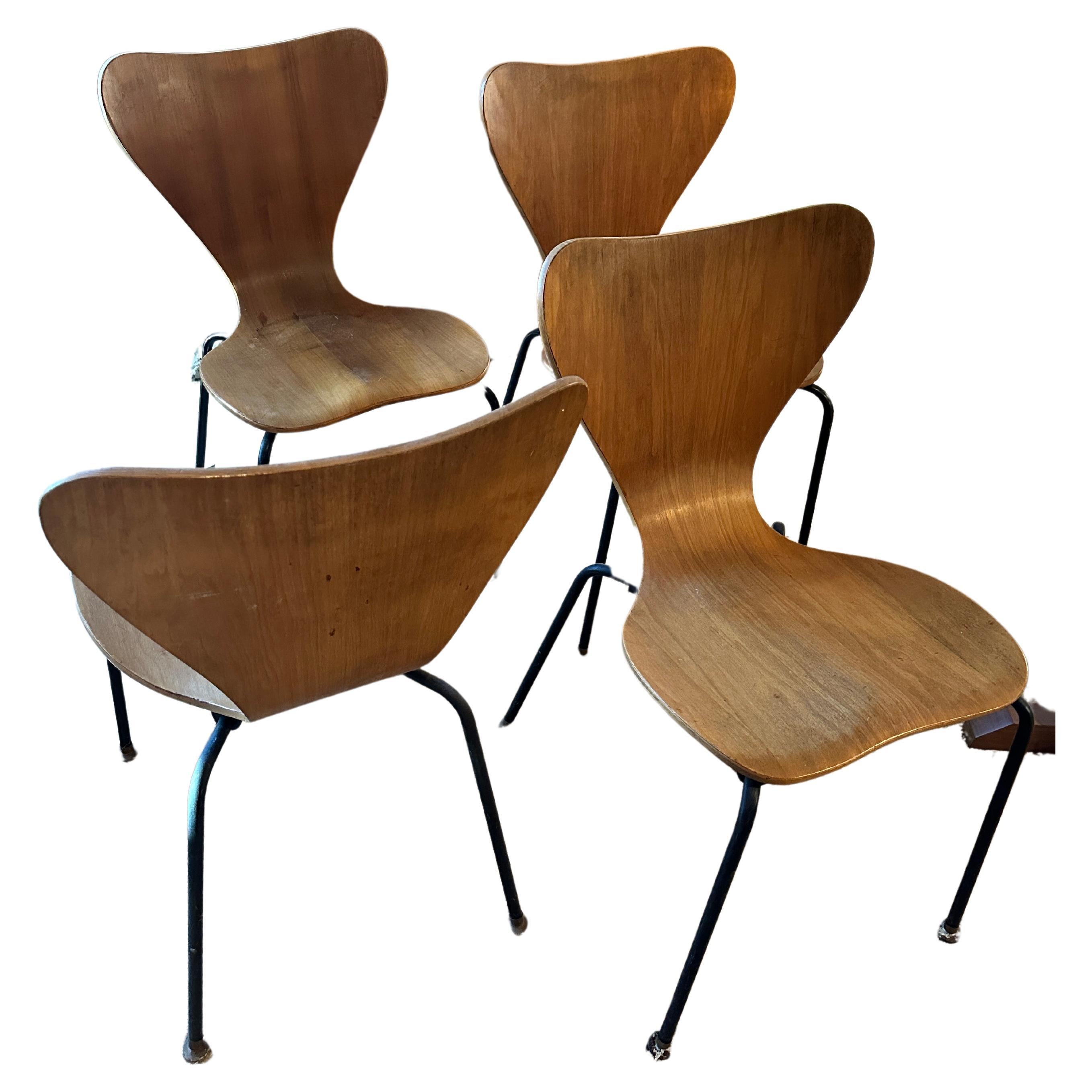 Danish Modern Chair in Teak by Herbert  Hirche for Jofa Stalmobler