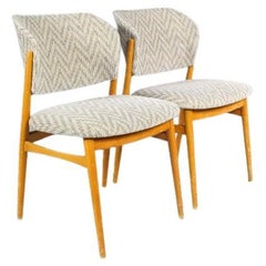 Vintage Danish Modern Chairs, 1960s Pair