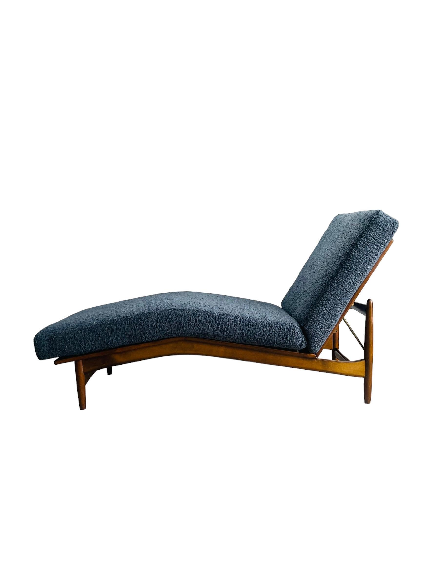 20th Century Danish Modern Chaise Lounge by IB Kofod Larsen