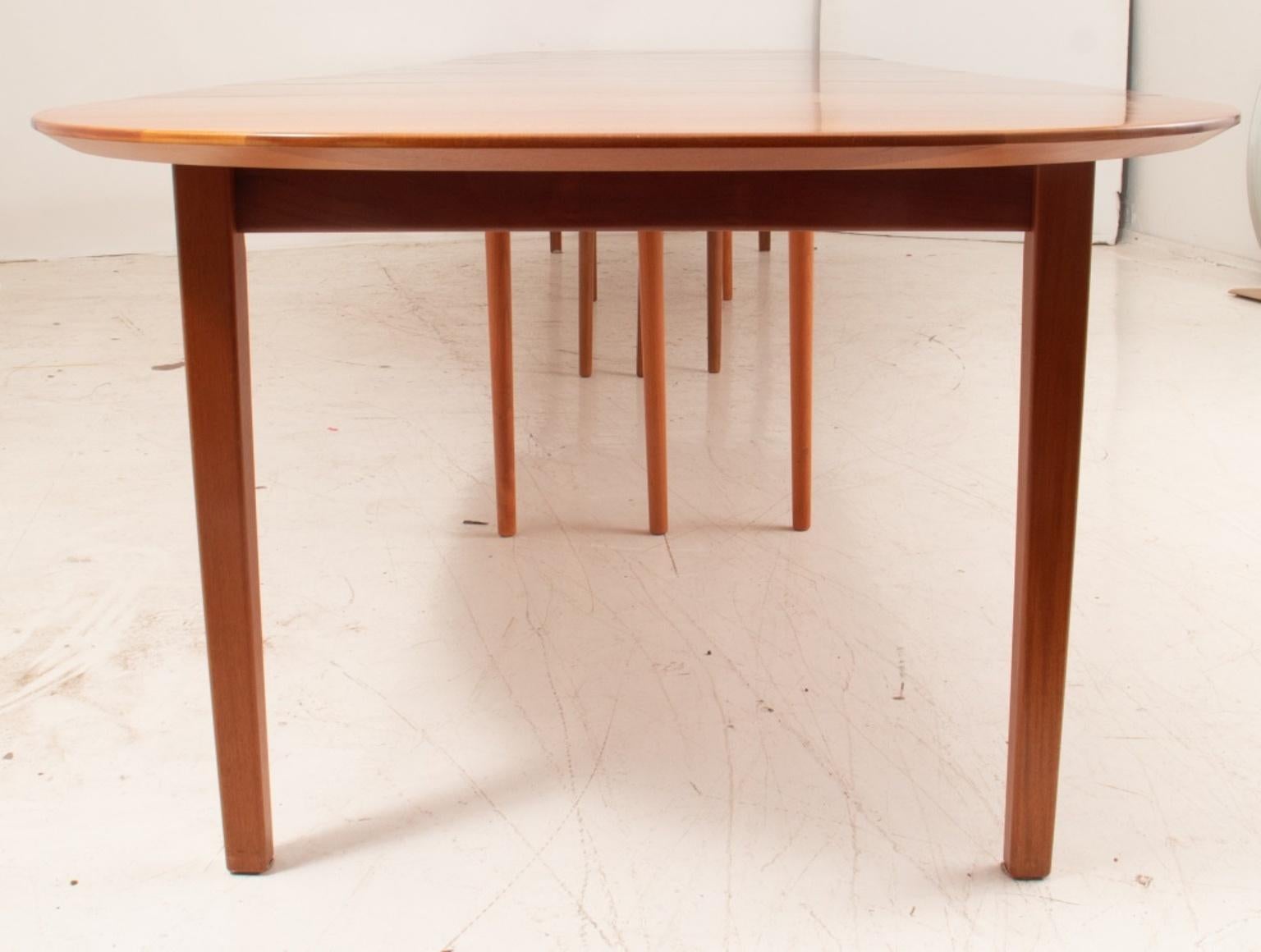 Danish Modern Cherry Wood Extending Table 6
