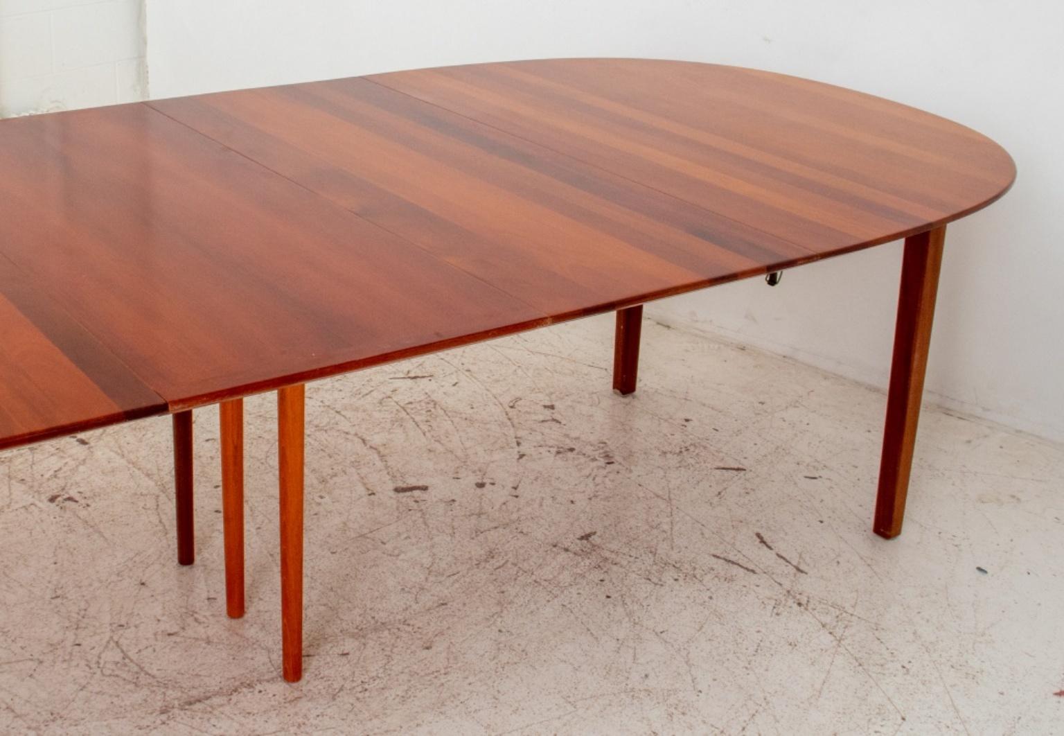 Danish Modern Cherry Wood Extending Table 8