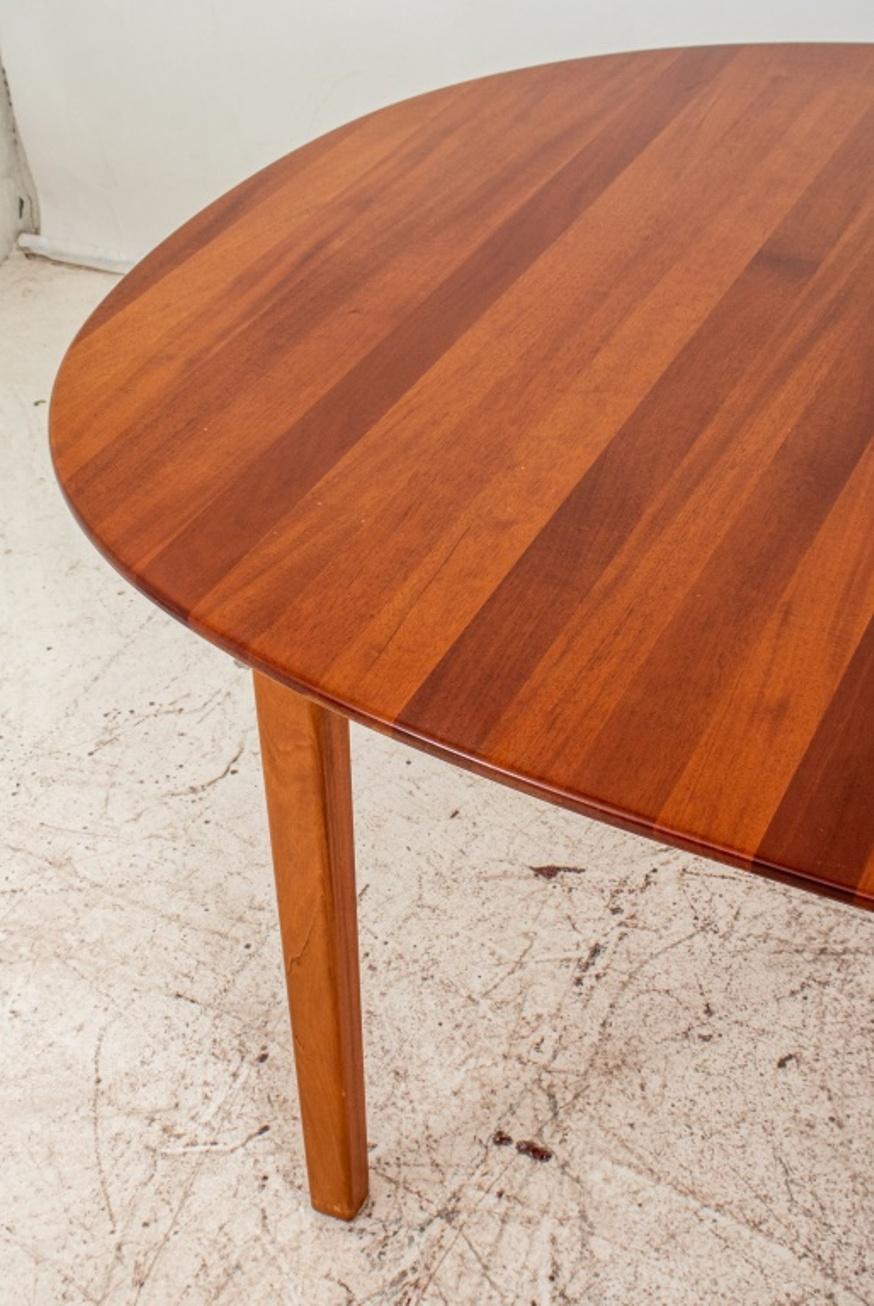 Danish Modern Cherry Wood Extending Table 1