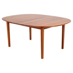 Danish Modern Cherry Wood Extending Table