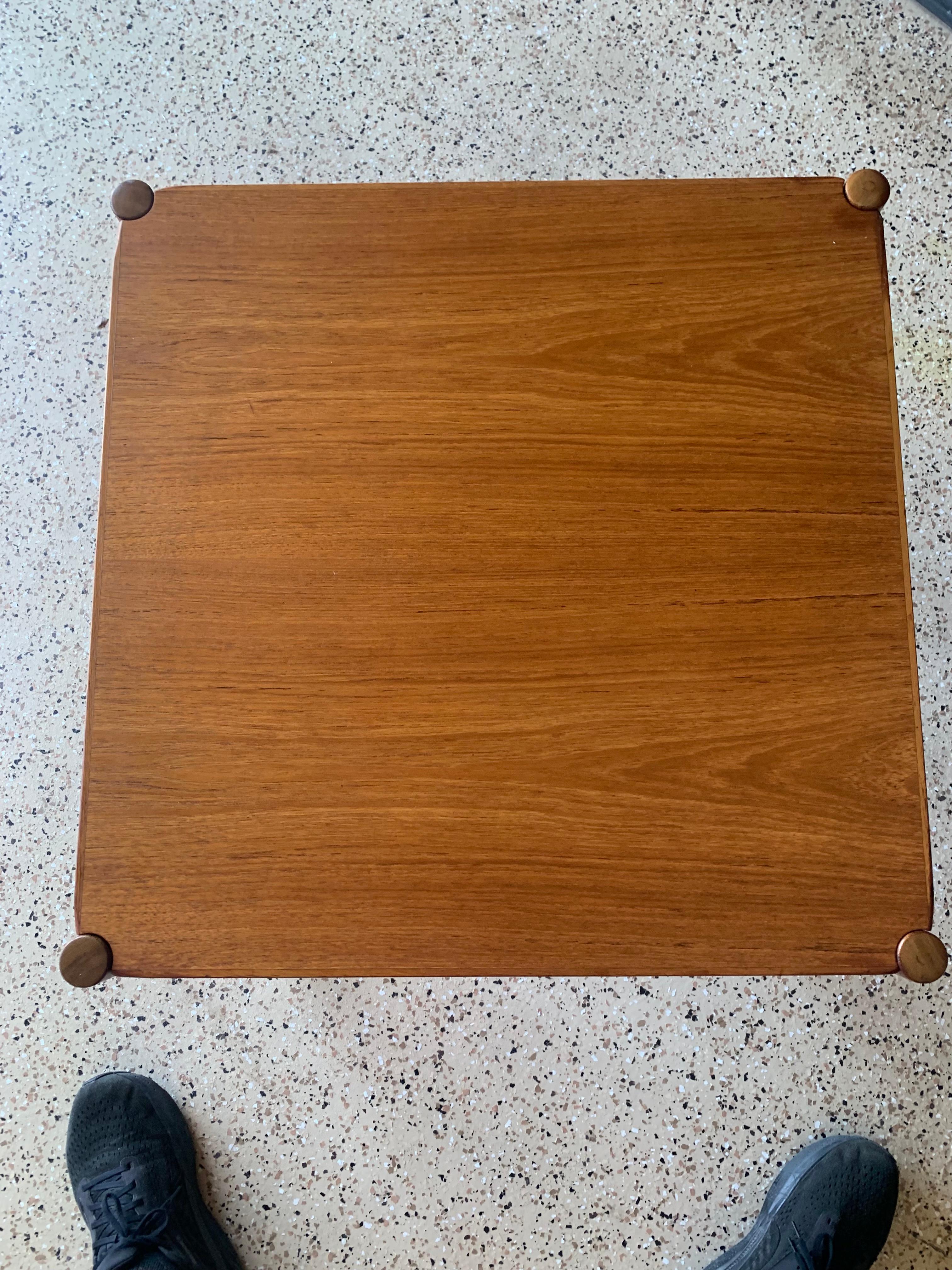 Danish Modern Chess and Backgammon Table by Georg Petersens For Sale 9