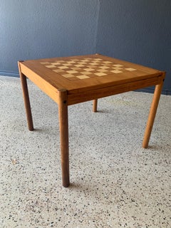 Danish Modern Chess and Backgammon Table by Georg Petersens