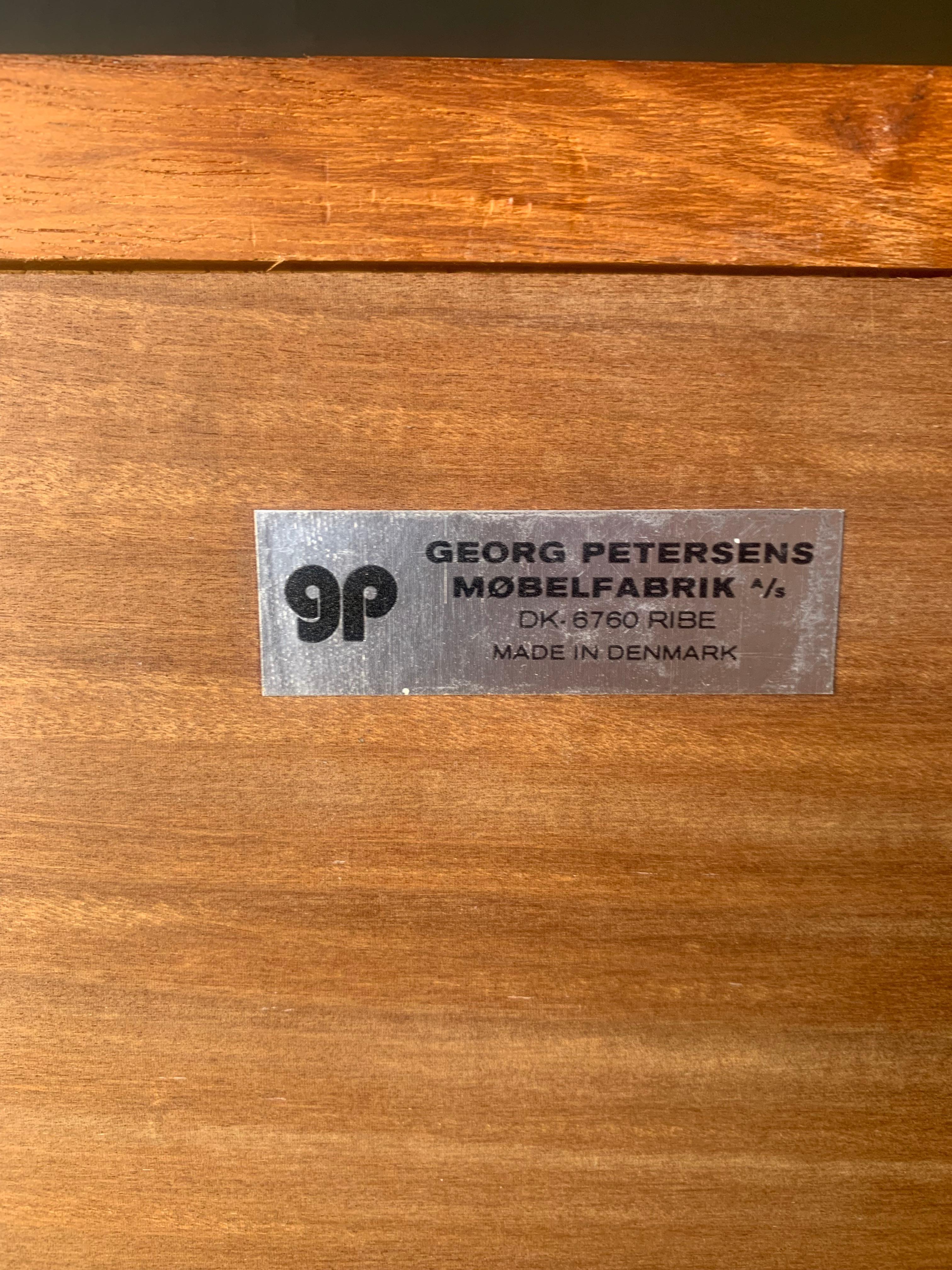 Scandinavian Modern Danish Modern Chess and Backgammon Table by Georg Petersens For Sale
