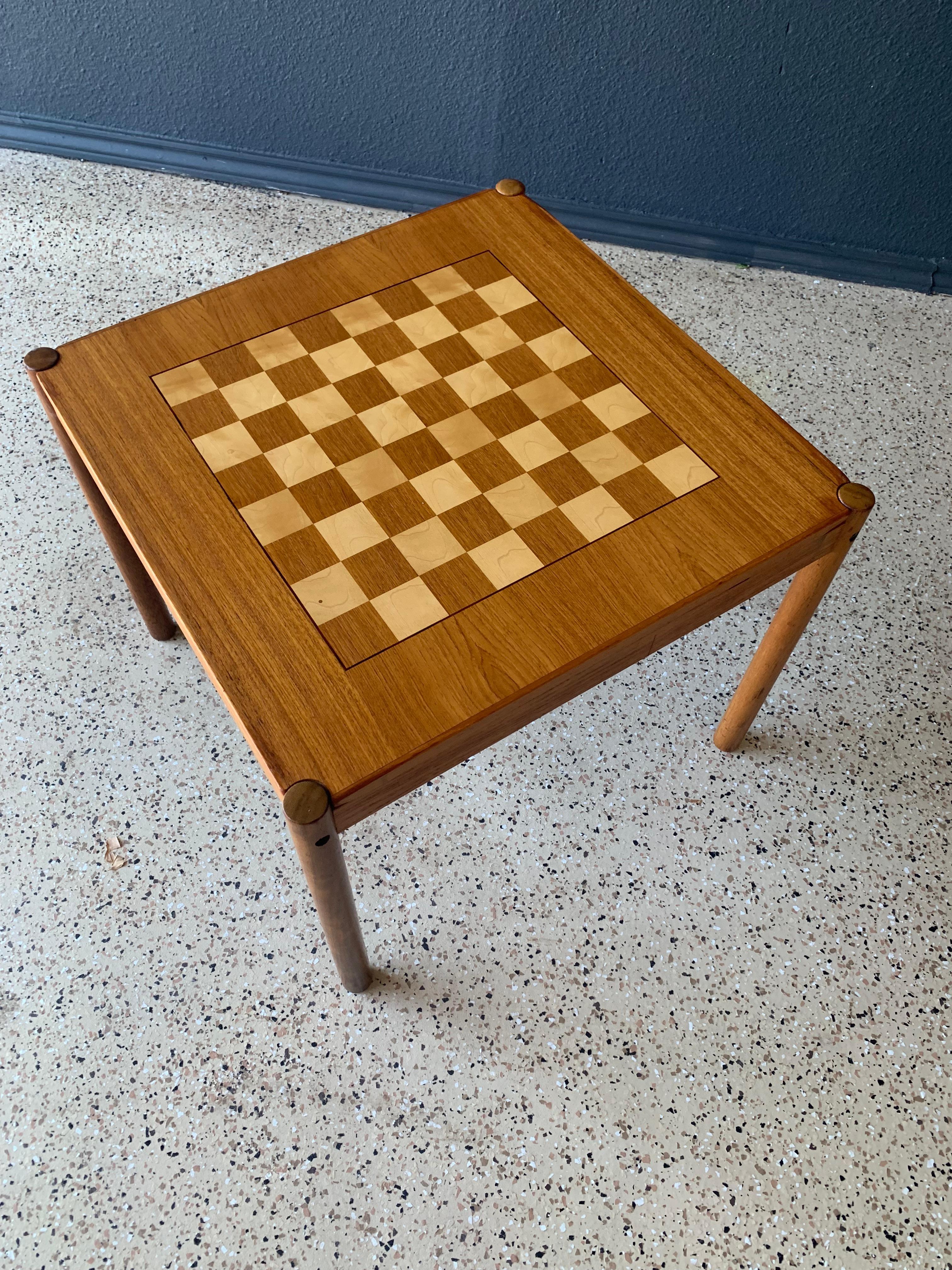 20th Century Danish Modern Chess and Backgammon Table by Georg Petersens For Sale