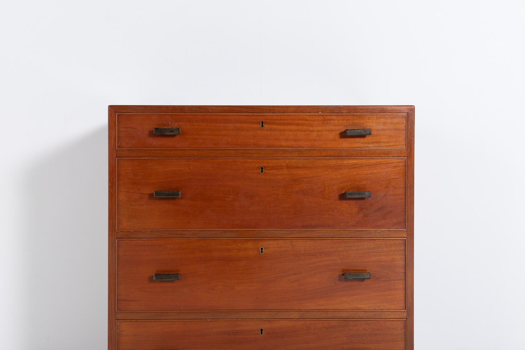 Mid-20th Century Danish Modern chest of drawers from Rud Rasmussen, 1950’s Denmark For Sale