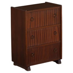 Antique Danish Modern, Chest of Drawers in Mahogany, Frits Henningsen, 1940s