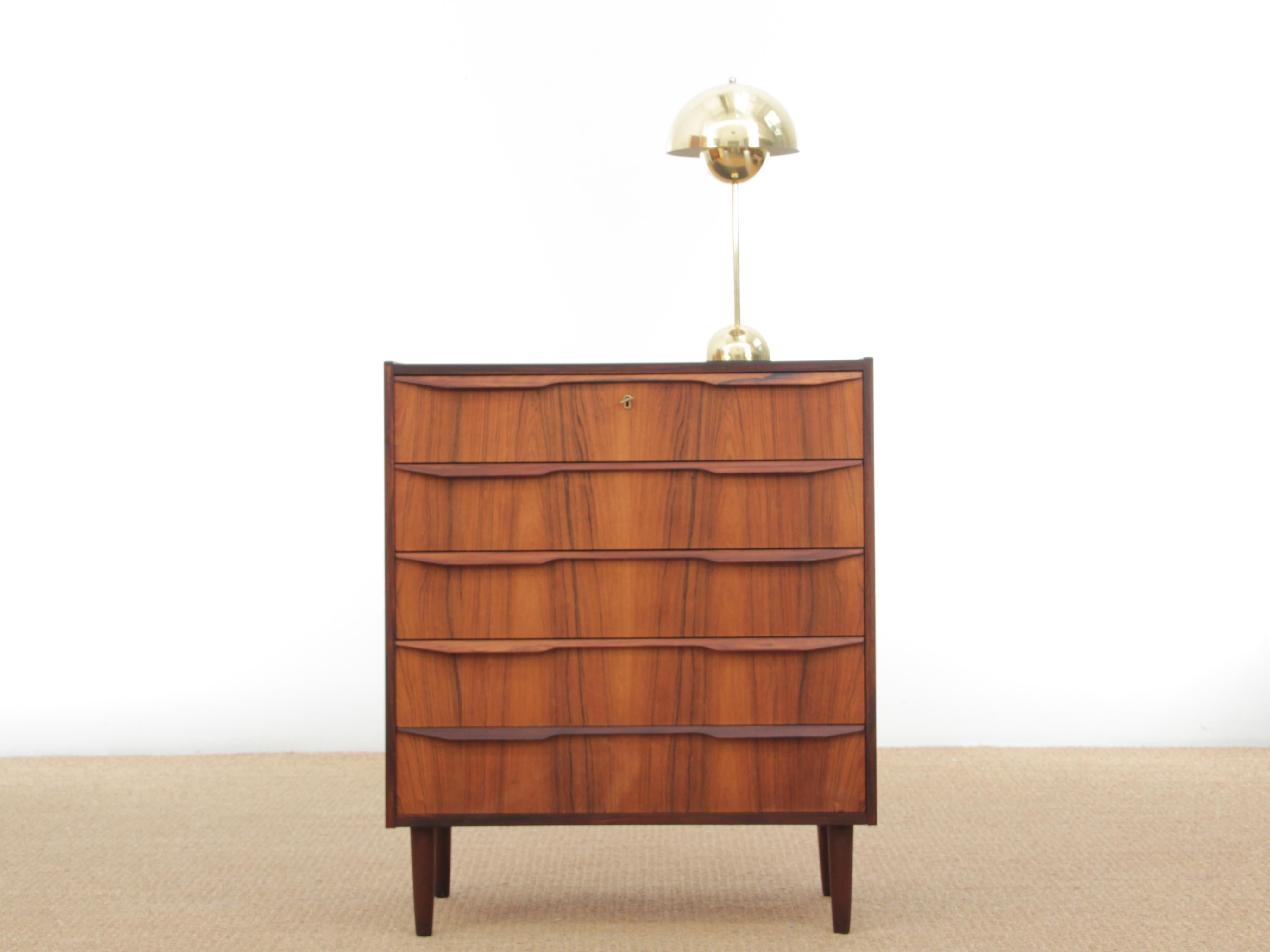 Danish Modern Chest of Drawers in Rosewood 5
