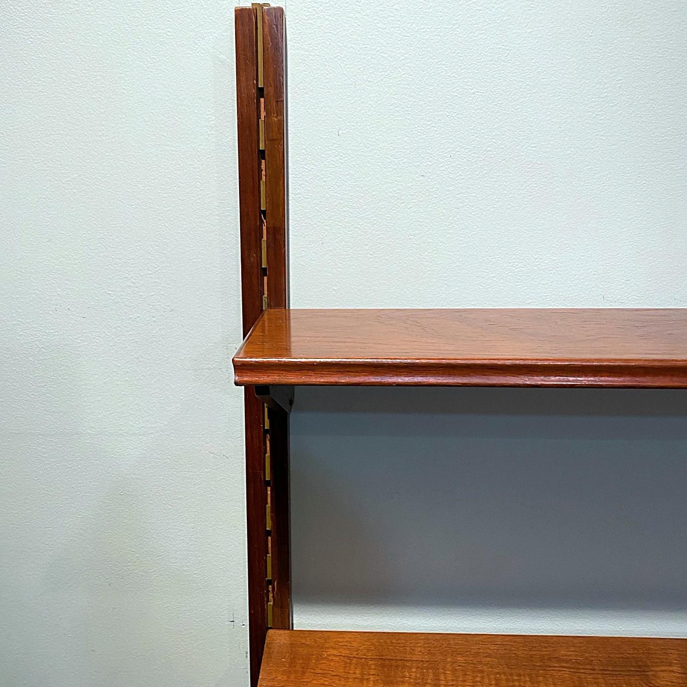 Danish Modern Child's Hanging Fall Front Desk with Shelf In Good Condition In New York, NY