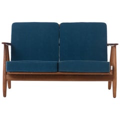 Danish Modern Cigar Settee