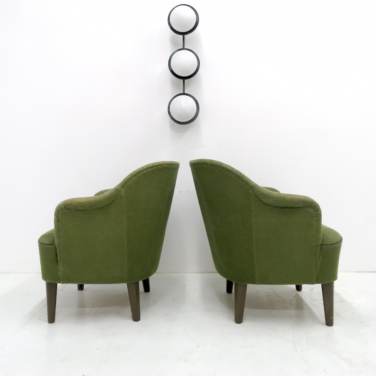 Fauteuils club danois modernes, 1940 en vente 2