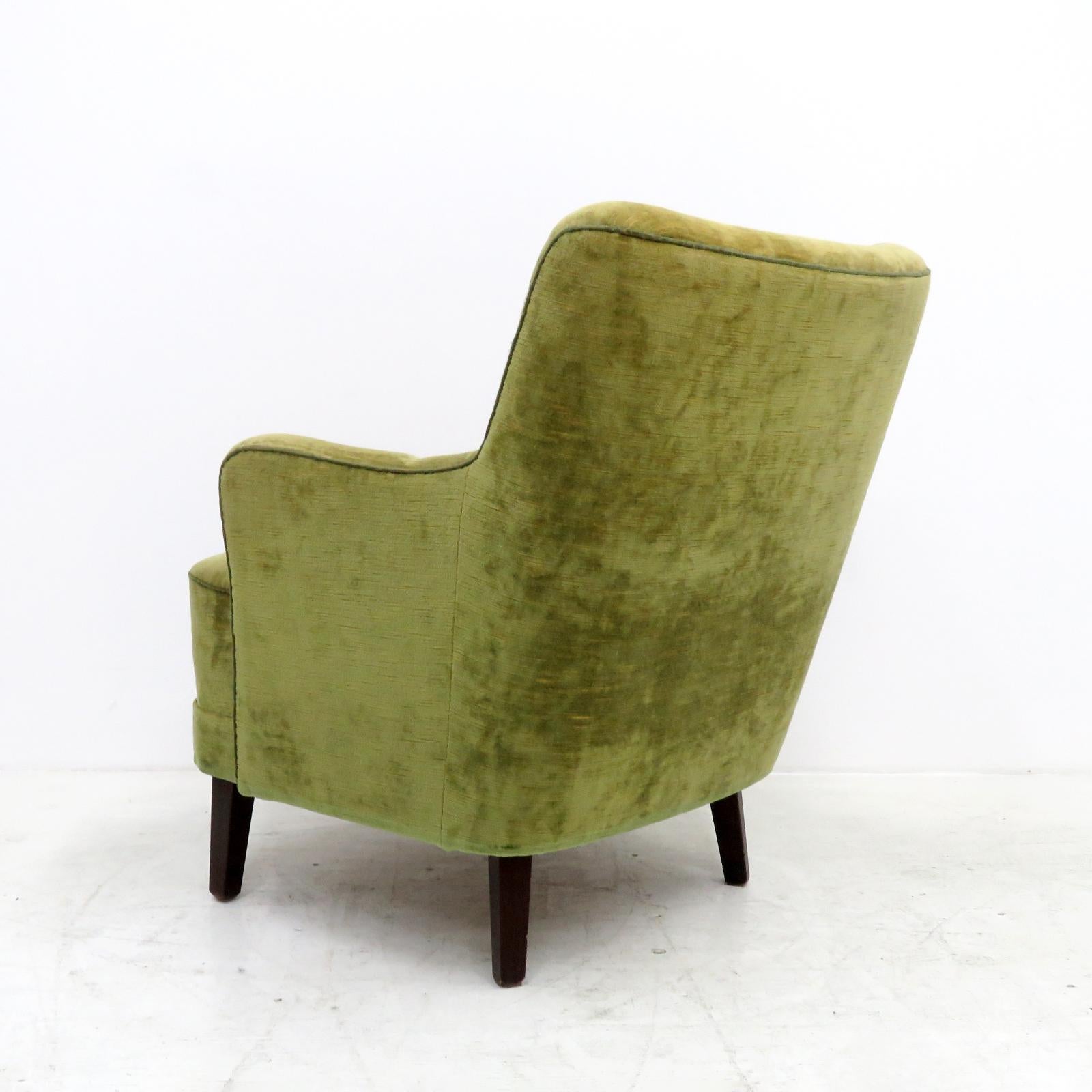 Danish Modern Club Chairs, 1940 In Good Condition For Sale In Los Angeles, CA