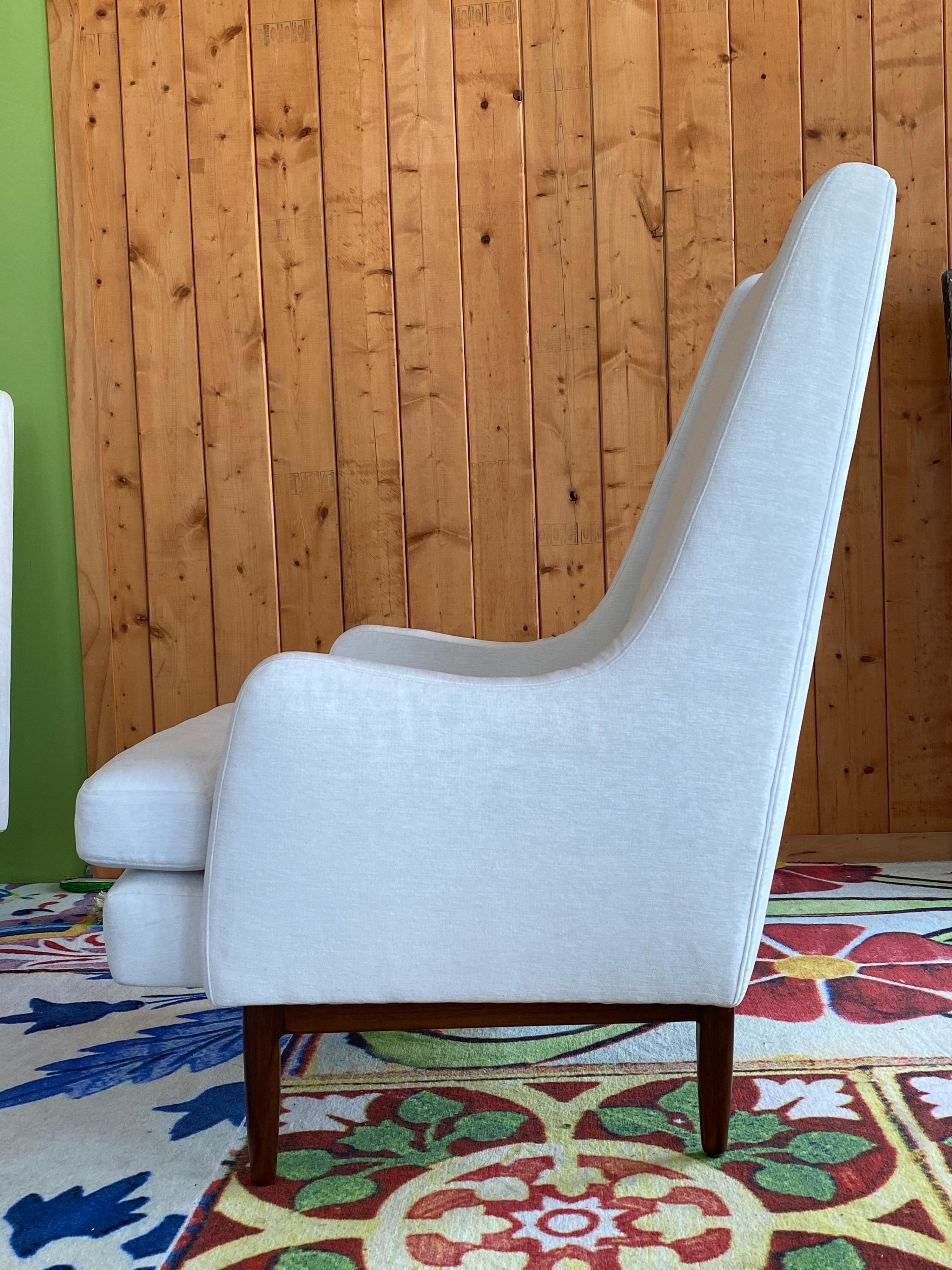 Scandinavian Modern Danish Modern Club Chairs, a Pair For Sale
